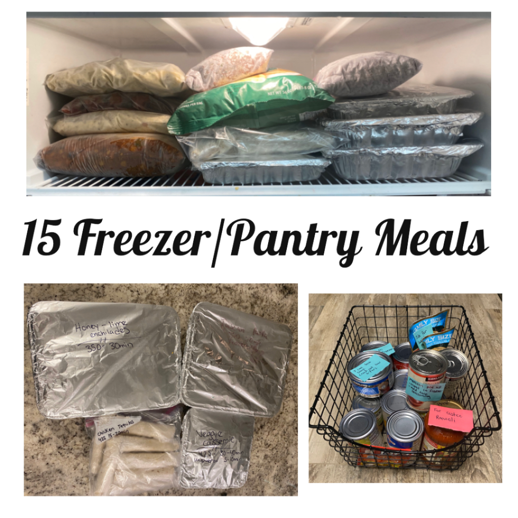 15 Freezer/Pantry Meals| Postpartum Prep – Marks of Motherhood